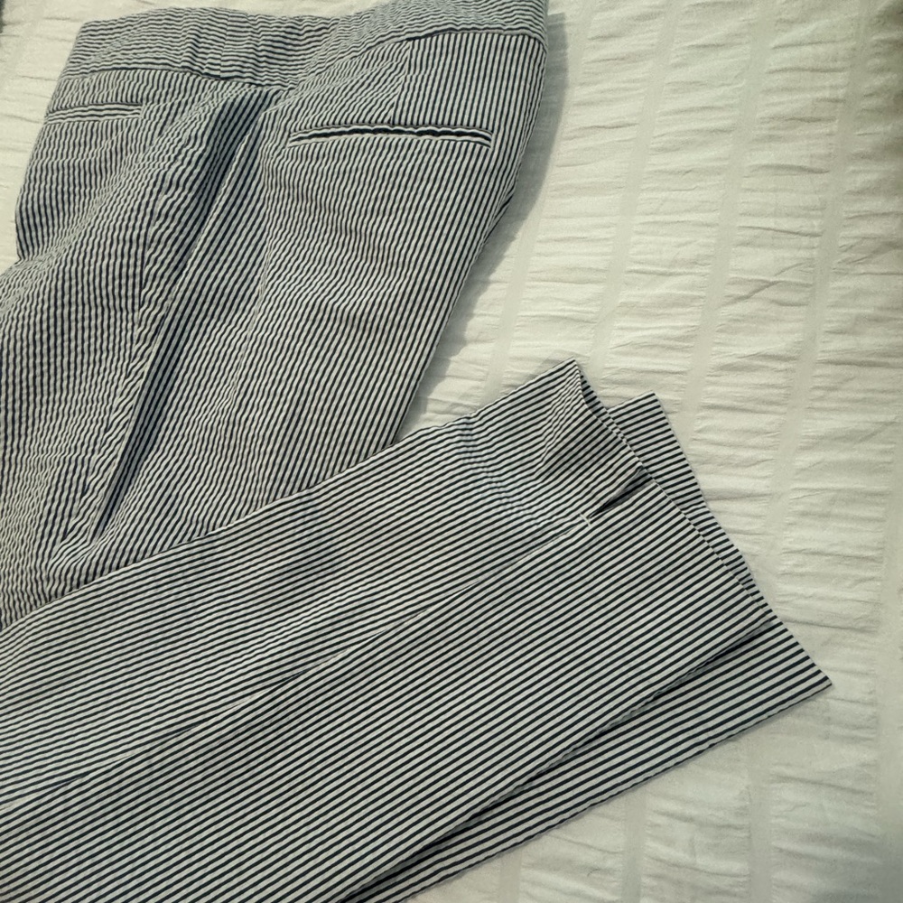 Ann Taylor seersucker pants. Size 2.
